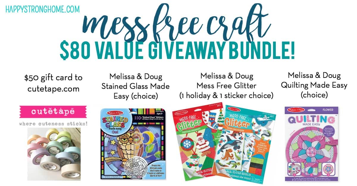 mess free crafts for kids