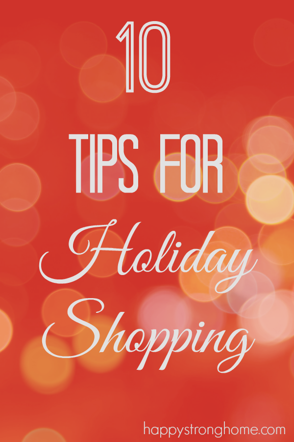 Tips for Holiday Shopping