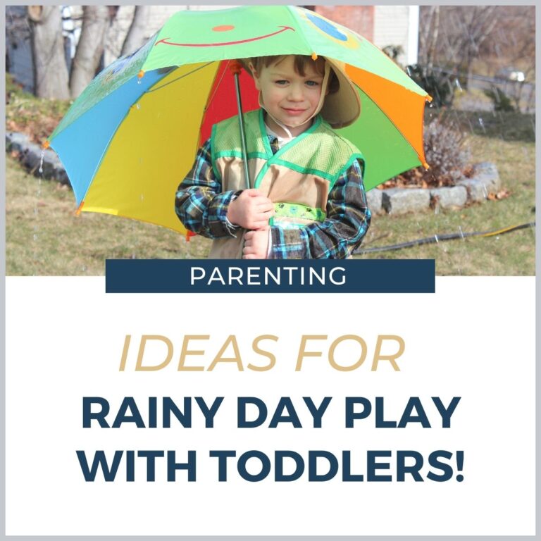 Rainy Day Ideas for Your Toddler