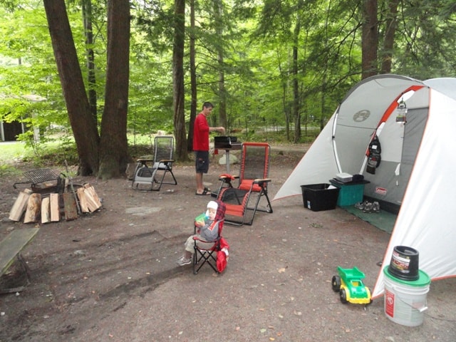 Camping Trip Emerald Lake