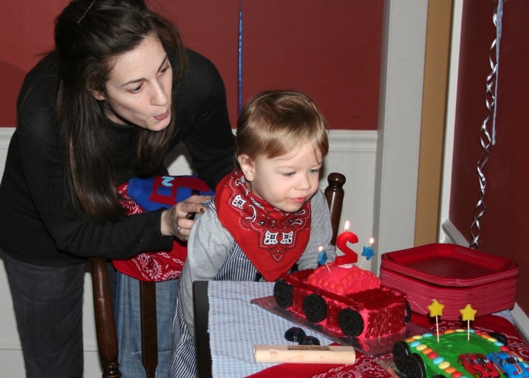 train themed birthday party