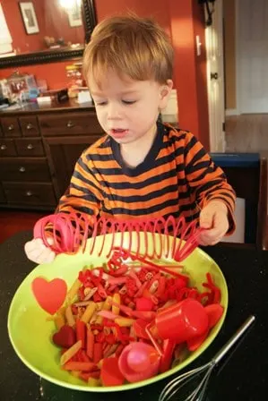 Valentine's Sensory Bin