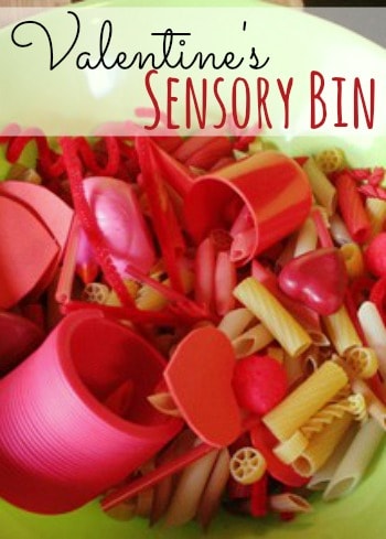 Valentine's Sensory Bin for Toddlers - Happy Strong Home