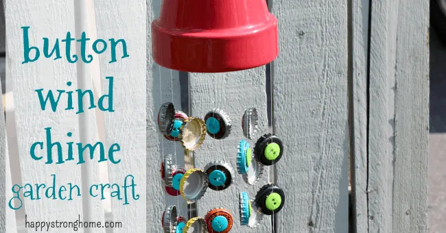 button wind chime craft