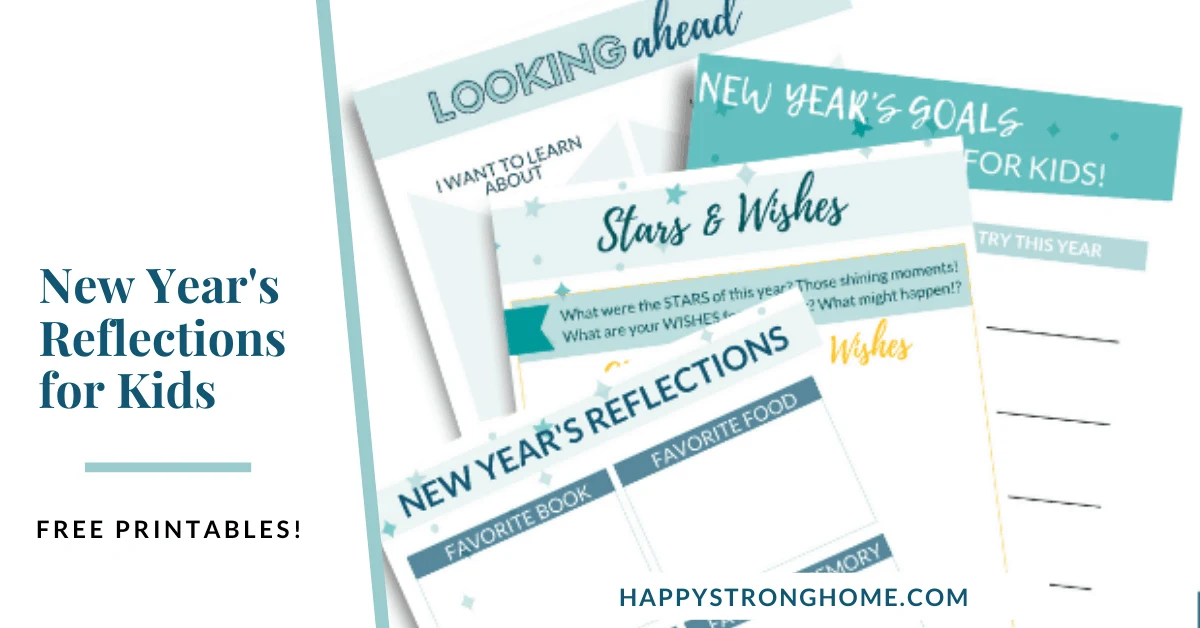 New Years Printables for Kids FB