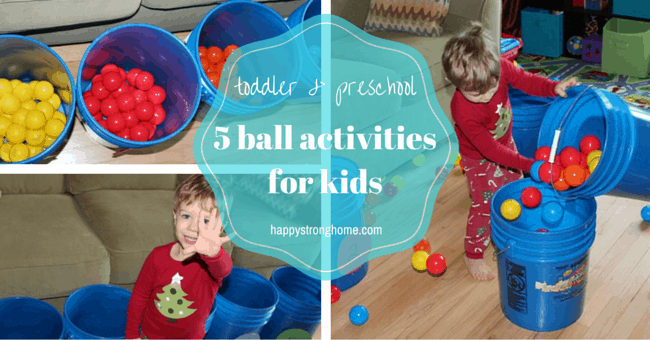 preschool ball activities