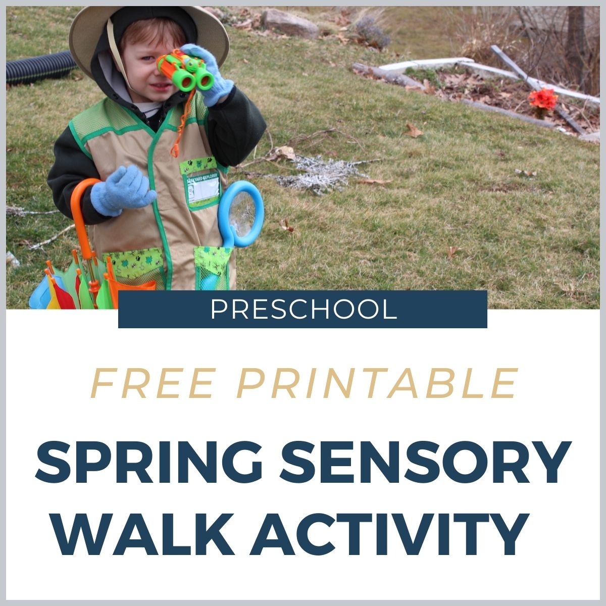 Explore Outdoors: Take a Spring Sensory Walk - Happy Strong Home