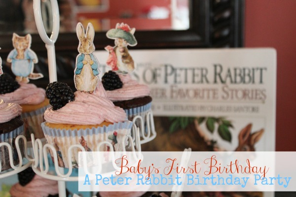 Peter Rabbit Birthday Party Thank You Tags, Personalized Beatrix