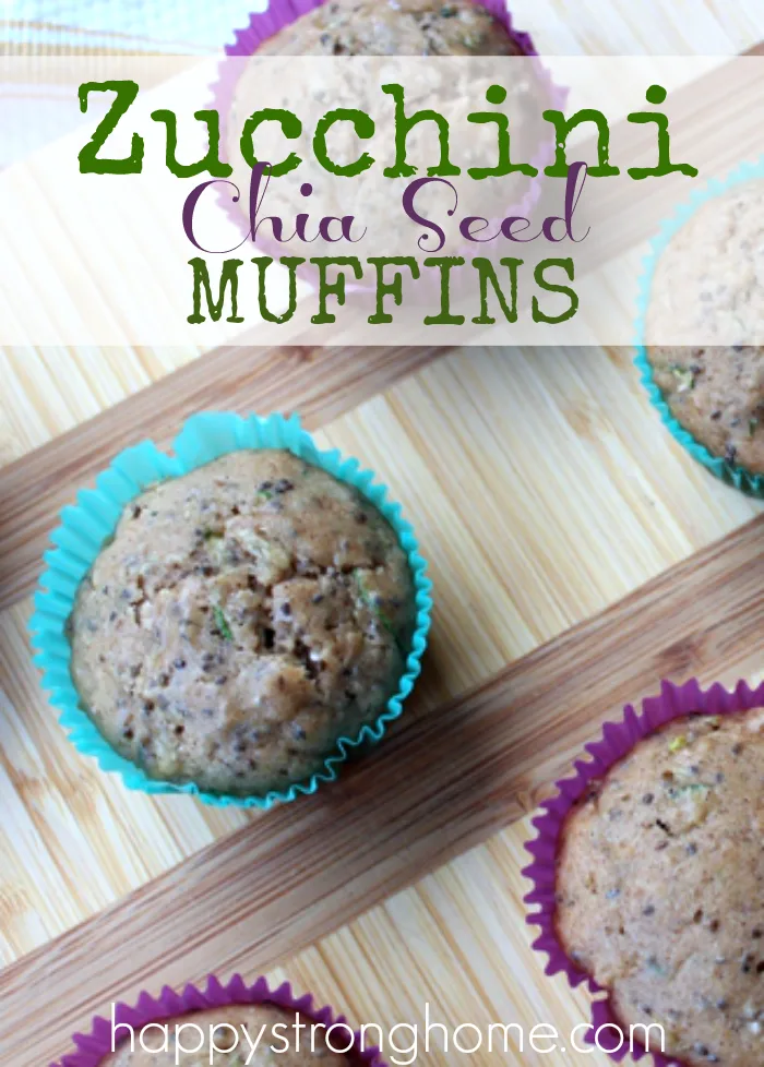 zucchini chia seed muffins recipe