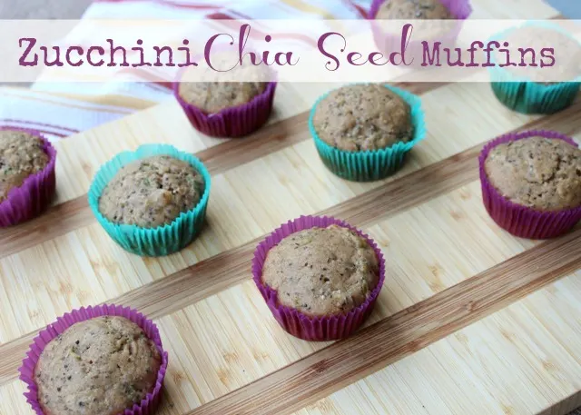 Zucchini Chia Seed Muffins