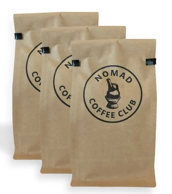 Bags of coffee