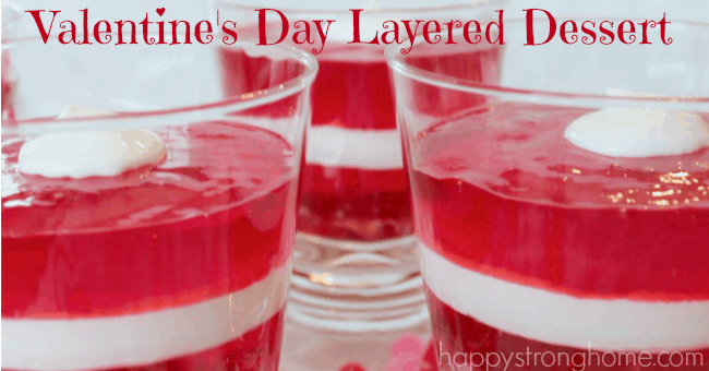 Valentines Day Layered Dessert Recipe