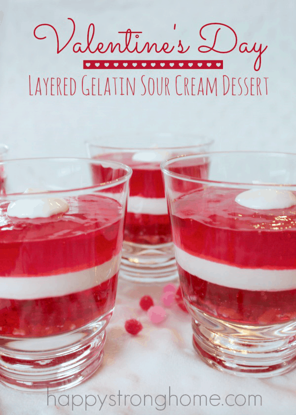 Valentines Day Layered Dessert Recipe