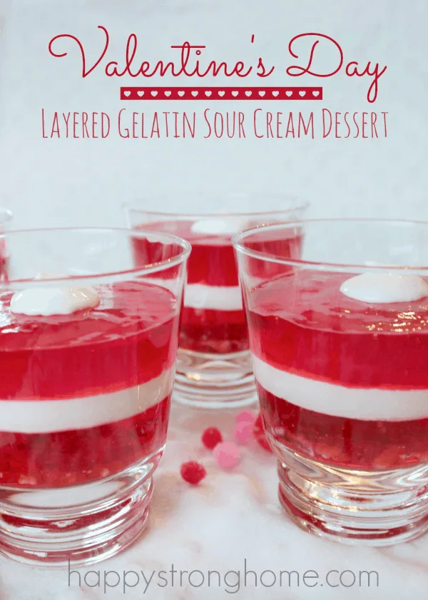 Valentines Day Layered Dessert Recipe