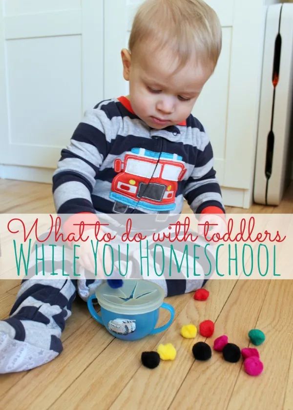 what to do with toddlers while you homeschool