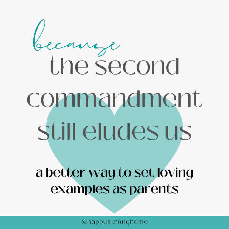 Because the second commandment still eludes us
