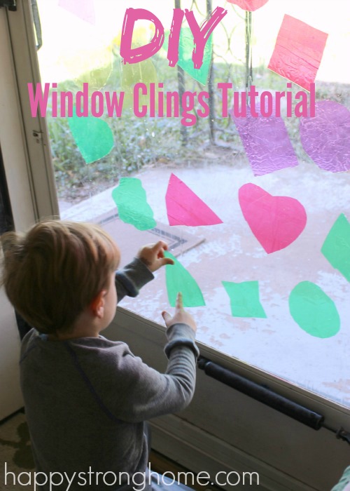 4 Preschool Activities with Window Cling Shapes {a Cricut project}