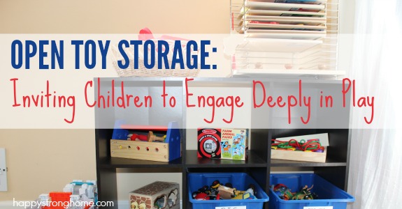 open toy storage