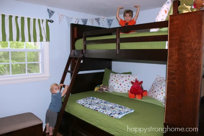 Shared space boys bunk bed