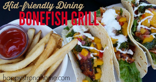 kid friendly dining bonefish grill