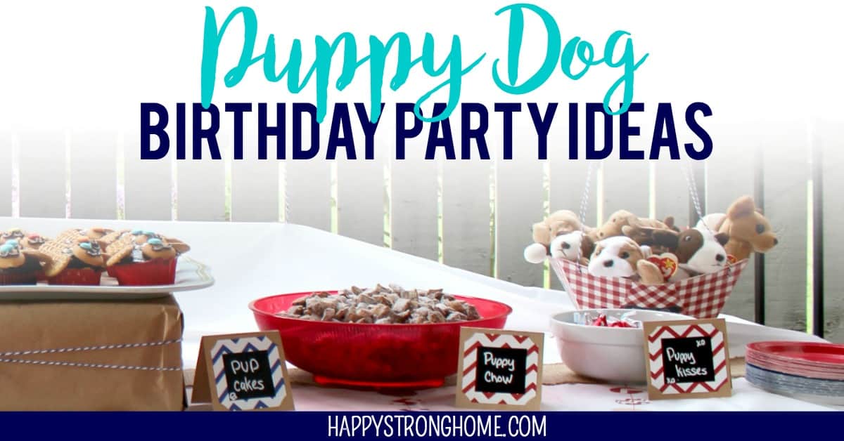 Puppy dog best sale birthday party