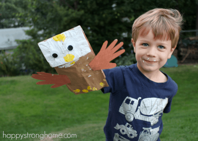 Eagle Puppet Craft