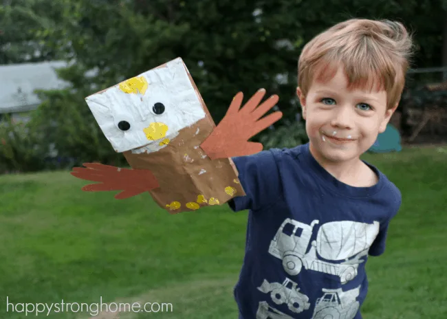 Eagle Puppet Craft