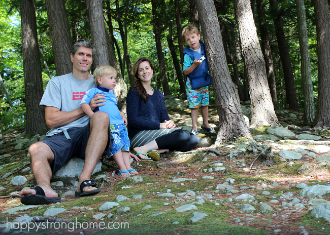 Family Photo Emerald Lake Vermont