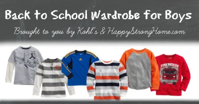 back to school wardrobe for boys