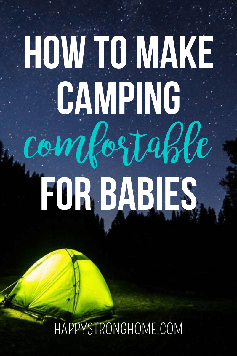 make camping comfortable for babies