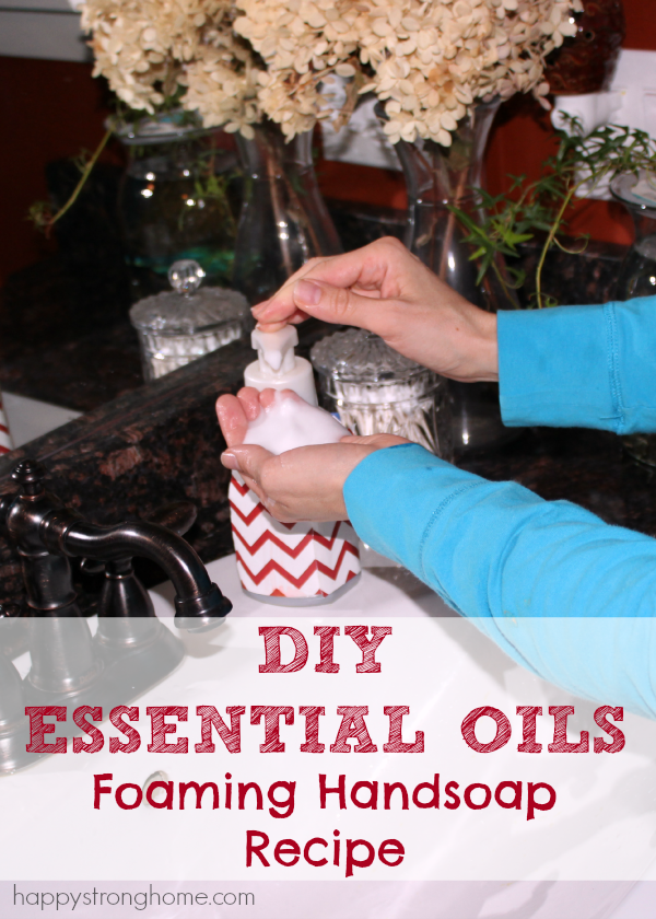 DIY Essential Oil Foaming Handsoap 