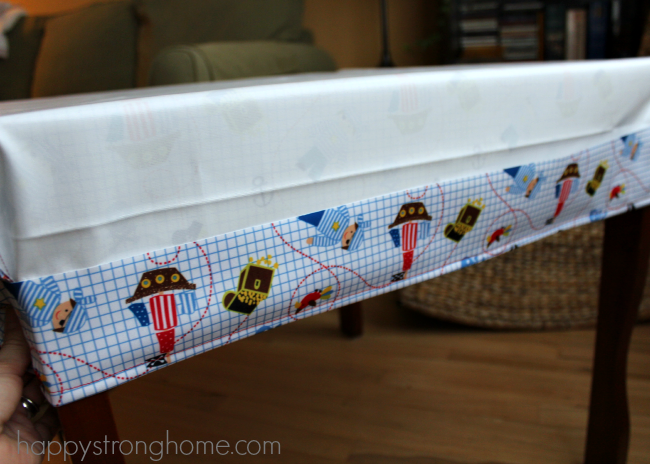 DIY Cornered Tablecloth Tutorial