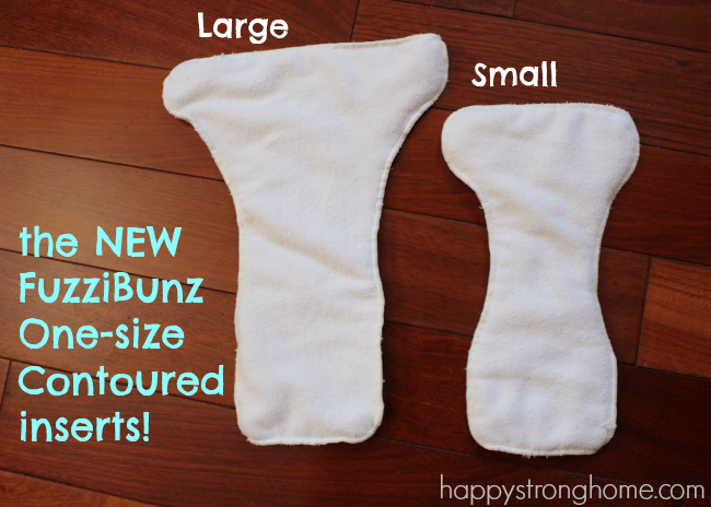 new FuzziBunz One-size cloth diaper inserts
