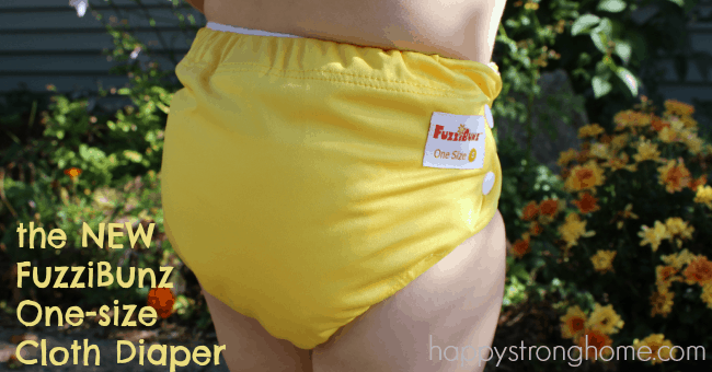 the new FuzziBunz One-Size Cloth Diaper