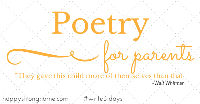 poetry for parents