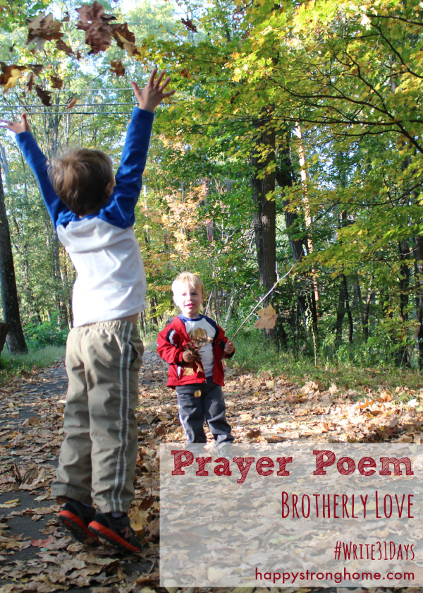 Prayer Poem Brotherly Love