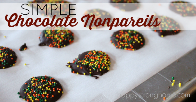 Chocolate nonpareils recipe