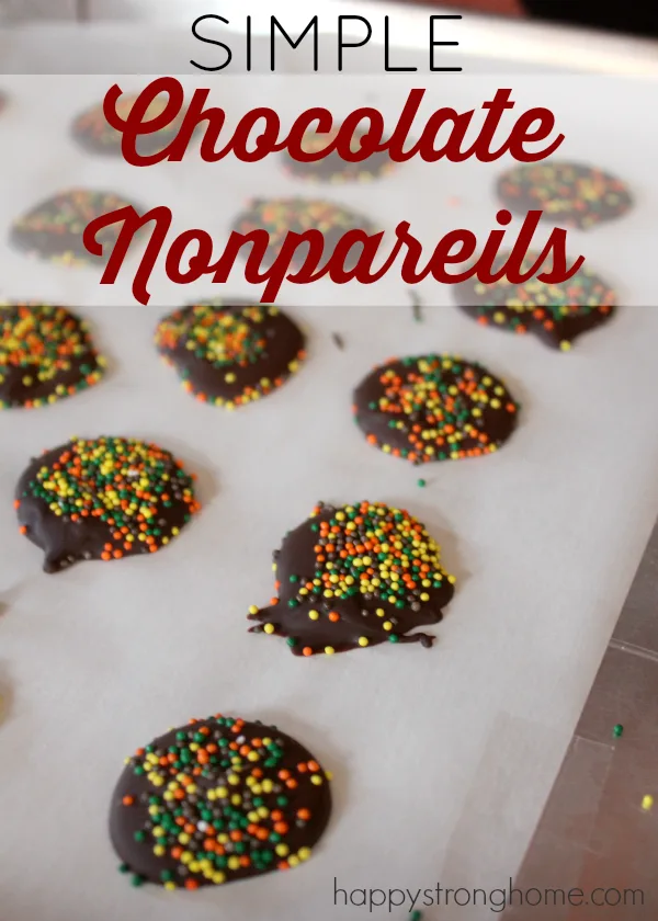 Chocolate nonpareils recipe