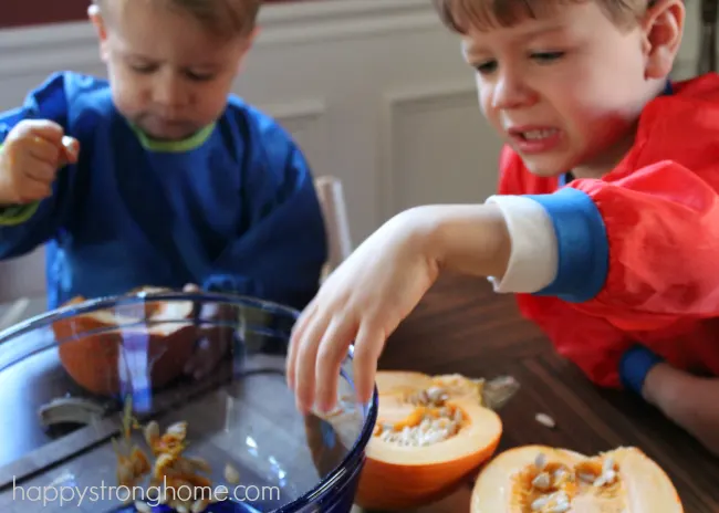 pumpkin seeds are slimy