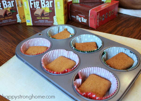 Fig Bars in Muffin tin