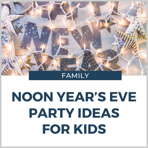 Noon Year's Eve Party Banner