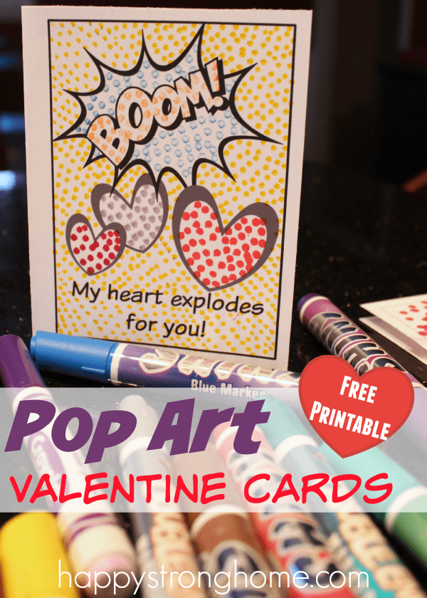 printable toddler free sheets coloring Make Kids with to Valentine's {Free Art Cards Pop