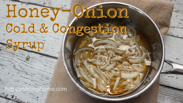 honey onion syrup for colds