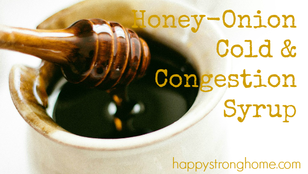 honey onion syrup natural cold remedy