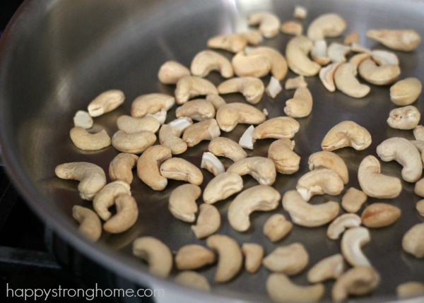 Cashew Chicken Rice Bowl Stir