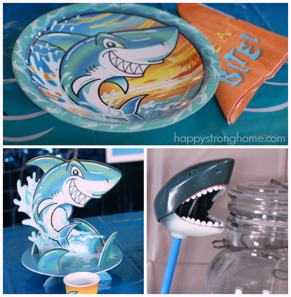 Shark themed birthday party, 1st birthday parties, Shark theme birthday