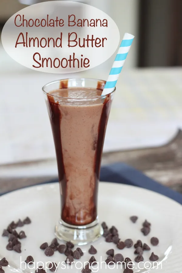 chocolate almond butter smoothie recipe