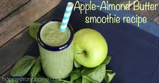 apple almond butter smoothie recipe