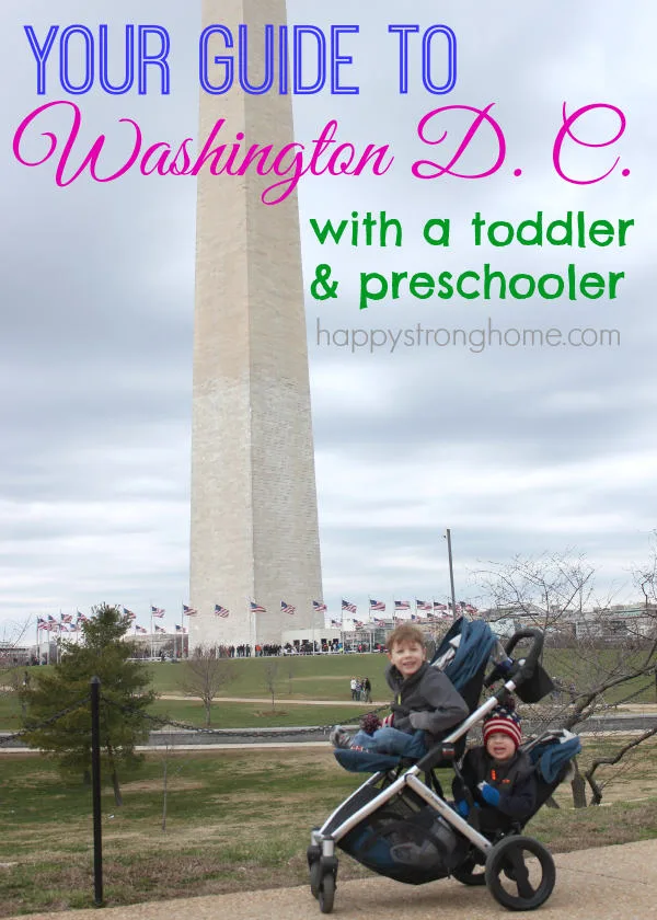 travel washington DC with preschooler