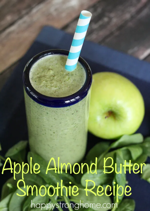 apple almond butter smoothie recipe